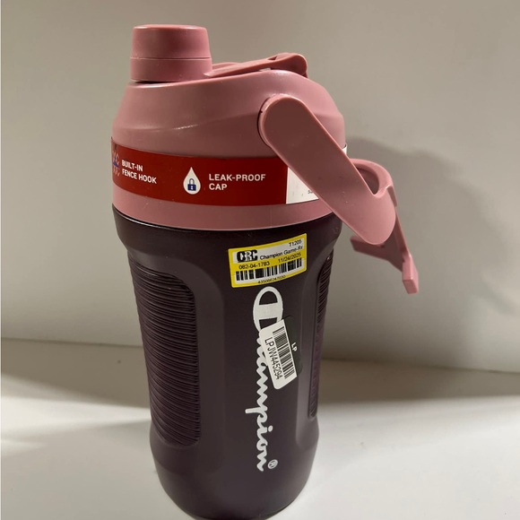 SET OF THREE 40oz Champion Game-Ready Chug Bottles (2) Green/Blue (1) Pink/red - Picture 6 of 8